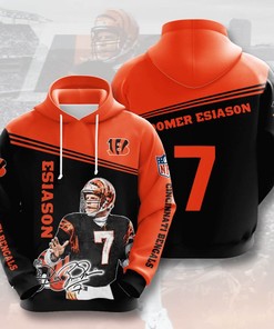 Sports American Football Nfl Cincinnati Bengals Boomer Esiason Usa Hoodie 3D