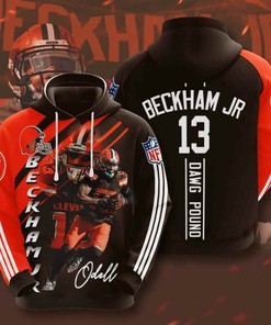 Sports American Football Nfl Cleveland Browns Odell Beckham Jr. Usa Hoodie 3D