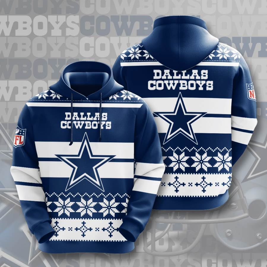 Sports American Football Nfl Dallas Cowboys Usa Sport All Over Print Hoodie 3D