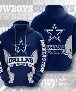 Sports American Football Nfl Dallas Cowboys Usa Sport All Over Print Hoodie 3D 2