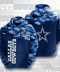 Sports American Football Nfl Dallas Cowboys Usa Sport All Over Print Hoodie 3D 5