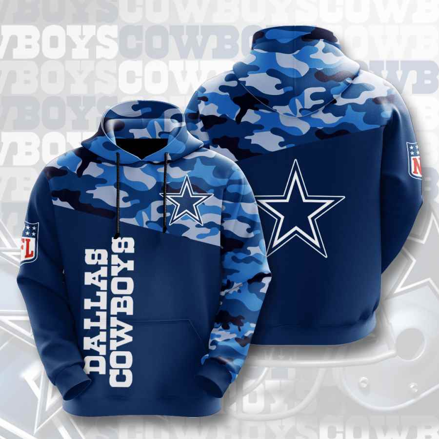 Sports American Football Nfl Dallas Cowboys Usa Sport All Over Print Hoodie 3D 5