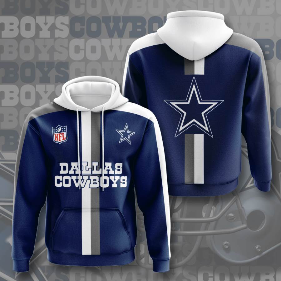 Sports American Football Nfl Dallas Cowboys Usa Sport All Over Print Hoodie 3D 6