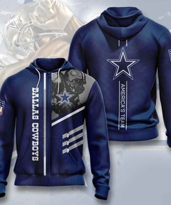 Sports American Football Nfl Dallas Cowboys Usa Sport All Over Print Hoodie 3D 7