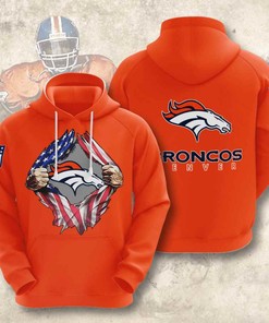 Sports American Football Nfl Denver Broncos Usa All Over Print Hoodie 3D