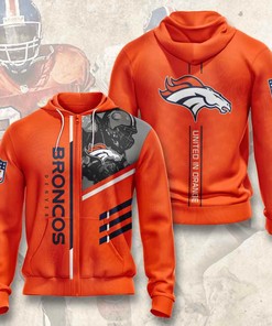 Sports American Football Nfl Denver Broncos Usa Sport All Over Print Hoodie 3D