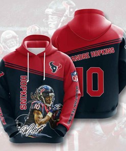Sports American Football Nfl Houston Texans Deandre Hopkins Usa Hoodie 3D