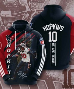 Sports American Football Nfl Houston Texans Deandre Hopkins Usa Sport All Over Print Hoodie 3D