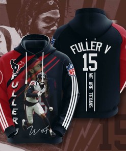 Sports American Football Nfl Houston Texans Will Fuller Usa Hoodie 3D