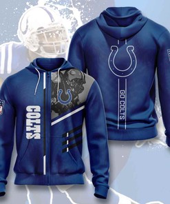 Sports American Football Nfl Indianapolis Colts Usa Sport All Over Print Hoodie 3D