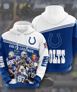Sports American Football Nfl Indianapolis Colts Usa Sport All Over Print Hoodie 3D 1