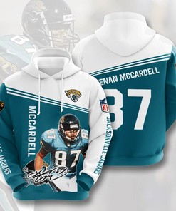 Sports American Football Nfl Jacksonville Jaguars Keenan Wayne Mccardell Usa Hoodie 3D