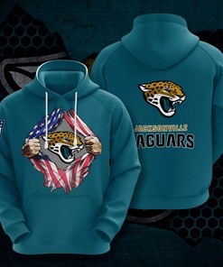 Sports American Football Nfl Jacksonville Jaguars Usa All Over Print Hoodie 3D