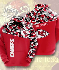 Sports American Football Nfl Kansas City Chiefs Usa Sport All Over Print Hoodie 3D