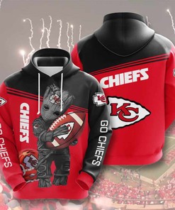Sports American Football Nfl Kansas City Chiefs Usa Sport All Over Print Hoodie 3D 3