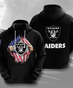 Sports American Football Nfl Las Vegas Raiders Usa All Over Print Hoodie 3D
