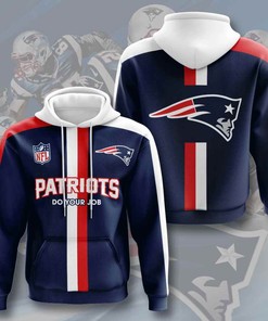 Sports American Football Nfl New England Patriots Usa Sport All Over Print Hoodie 3D