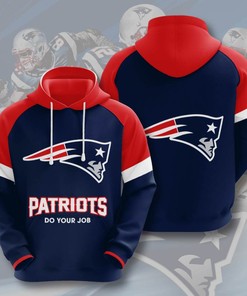 Sports American Football Nfl New England Patriots Usa Sport All Over Print Hoodie 3D 2