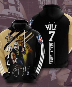 Sports American Football Nfl New Orleans Saints Taysom Hill Usa Hoodie 3D