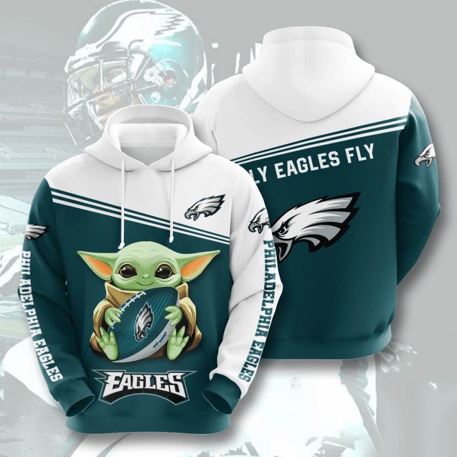 Sports American Football Nfl Philadelphia Eagles All Over Print Hoodie 3D