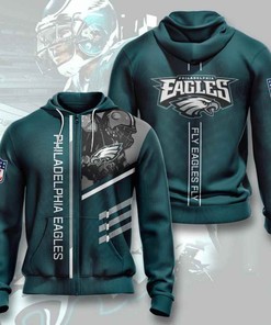 Sports American Football Nfl Philadelphia Eagles Usa Sport All Over Print Hoodie 3D 1