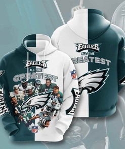 Sports American Football Nfl Philadelphia Eagles Usa Sport All Over Print Hoodie 3D 3