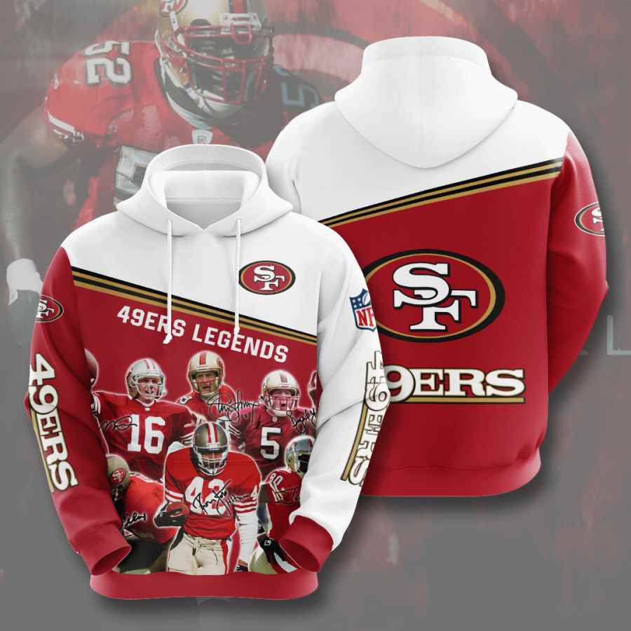 Sports American Football Nfl San Francisco Sport All Over Print Hoodie 3D 10