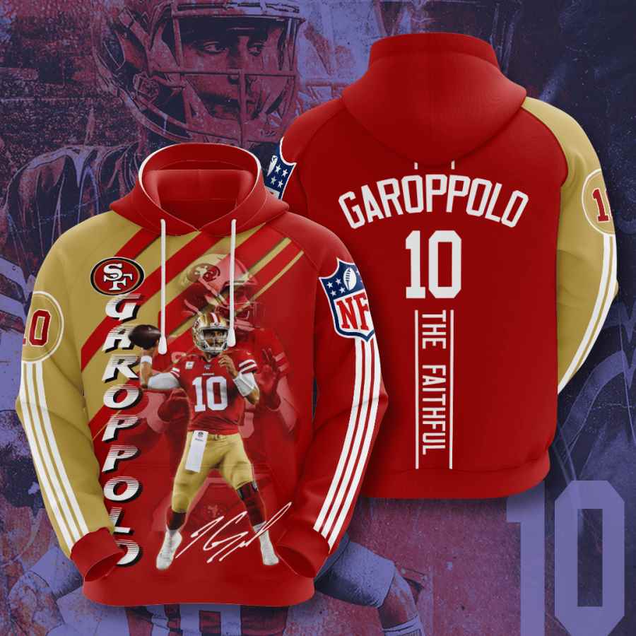 Sports American Football Nfl San Francisco Sport All Over Print Hoodie 3D 4