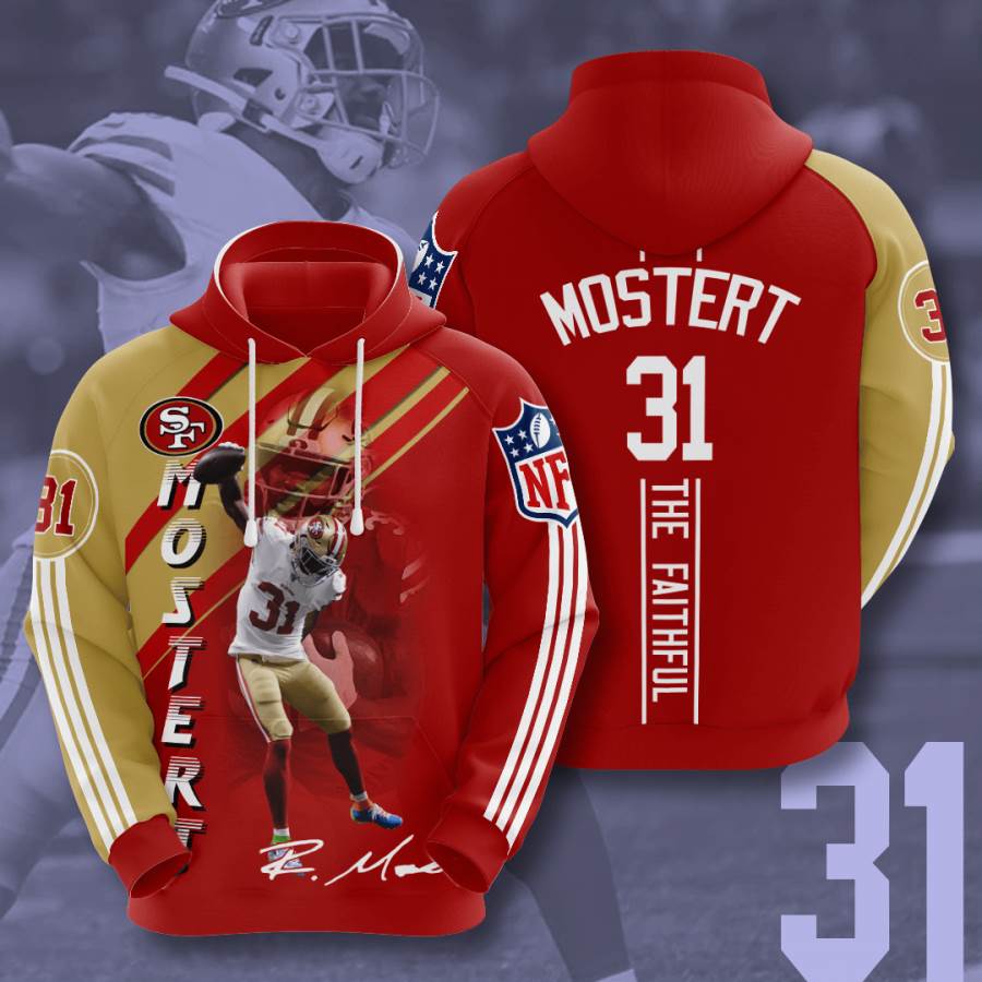 Sports American Football Nfl San Francisco Sport All Over Print Hoodie 3D 5