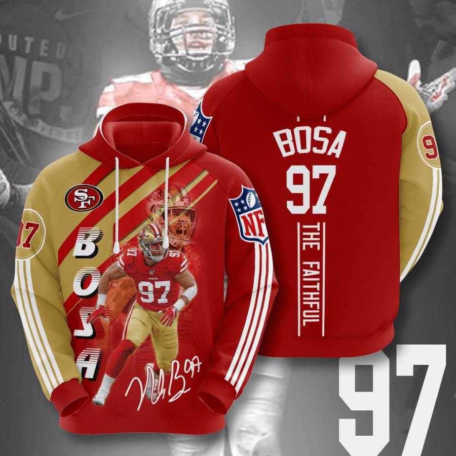 Sports American Football Nfl San Francisco Sport All Over Print Hoodie 3D 6