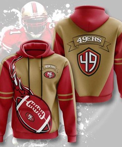 Sports American Football Nfl San Francisco Sport All Over Print Hoodie 3D 9
