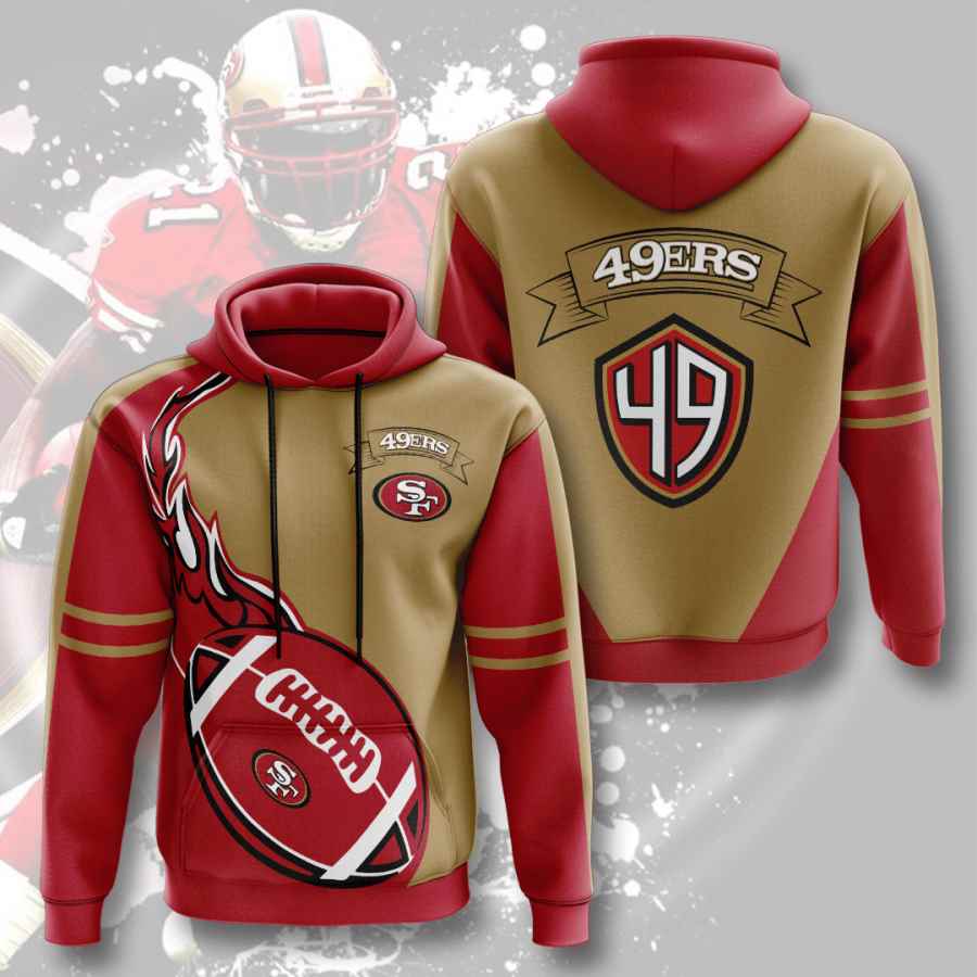 Sports American Football Nfl San Francisco Sport All Over Print Hoodie 3D 9