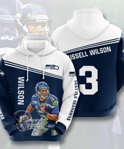 Sports American Football Nfl Seattle Seahawks Usa Sport All Over Print Hoodie 3D