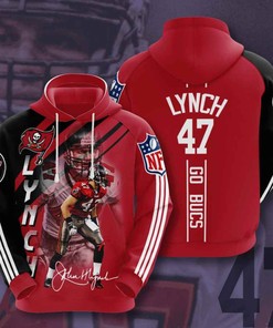 Sports American Football Nfl Tampa Bay Buccaneers John Lynch Usa Hoodie 3D