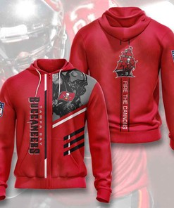 Sports American Football Nfl Tampa Bay Buccaneers Usa Sport All Over Print Hoodie 3D