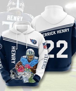 Sports American Football Nfl Tennessee Titans Derrick Henry Usa Hoodie 3D