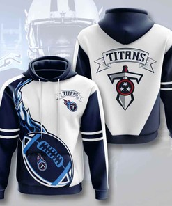 Sports American Football Nfl Tennessee Titans Usa Sport All Over Print Hoodie 3D 1