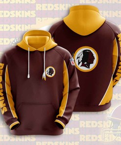 Sports American Football Nfl Washington Redskins All Over Print Hoodie 3D