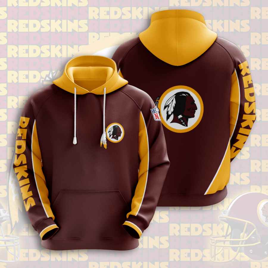 Sports American Football Nfl Washington Redskins All Over Print Hoodie 3D