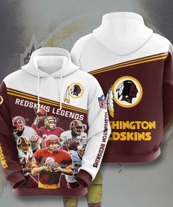 Sports American Football Nfl Washington Redskins Usa Sport All Over Print Hoodie 3D