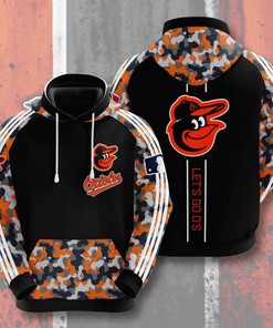 Sports Baseball Mlb Baltimore Orioles Usa Hoodie 3D