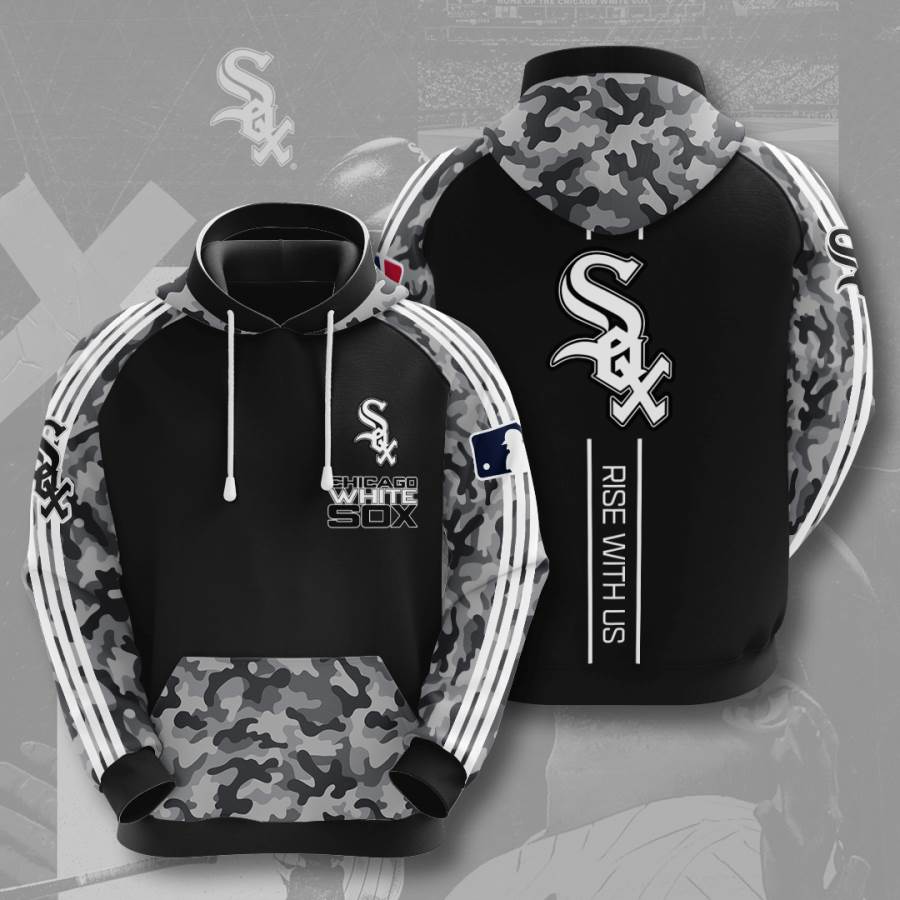 Sports Baseball Mlb Chicago White Sox Usa All Over Print Hoodie 3D