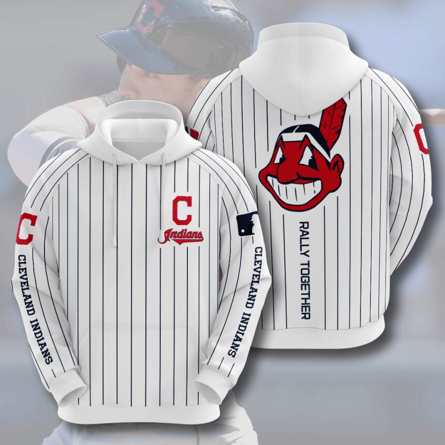 Sports Baseball Mlb Cleveland Indians Usa Sport All Over Print Hoodie 3D 2
