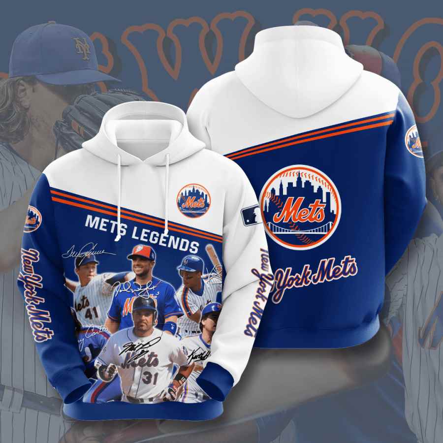Sports Baseball Mlb New York Mets Usa Sport All Over Print Hoodie 3D 3