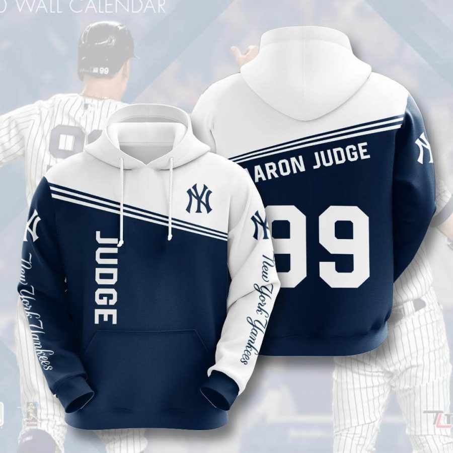 Sports Baseball Mlb New York Yankees Aaron Judge Usa Sport All Over Print Hoodie 3D