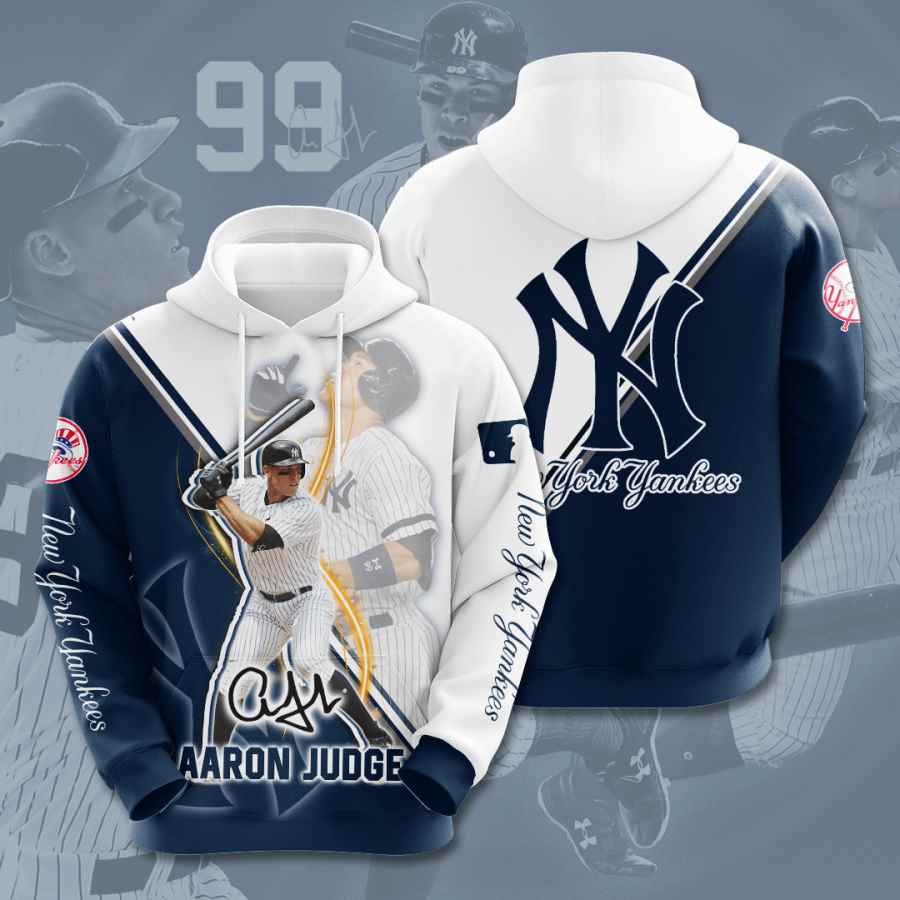 Sports Baseball Mlb New York Yankees Aaron Judge Usa Sport All Over Print Hoodie 3D 1
