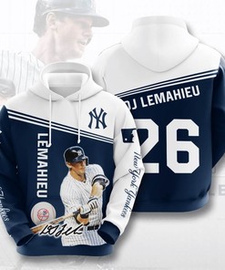Sports Baseball Mlb New York Yankees Dj Lemahieu Usa Hoodie 3D