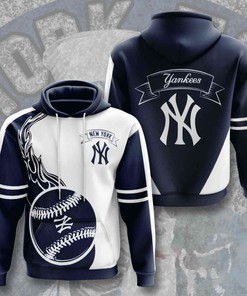 Sports Baseball Mlb New York Yankees Usa Sport All Over Print Hoodie 3D 1