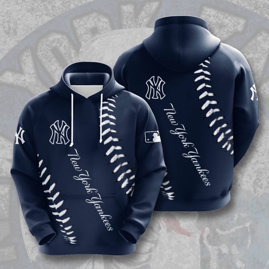 Sports Baseball Mlb New York Yankees Usa Sport All Over Print Hoodie 3D 12