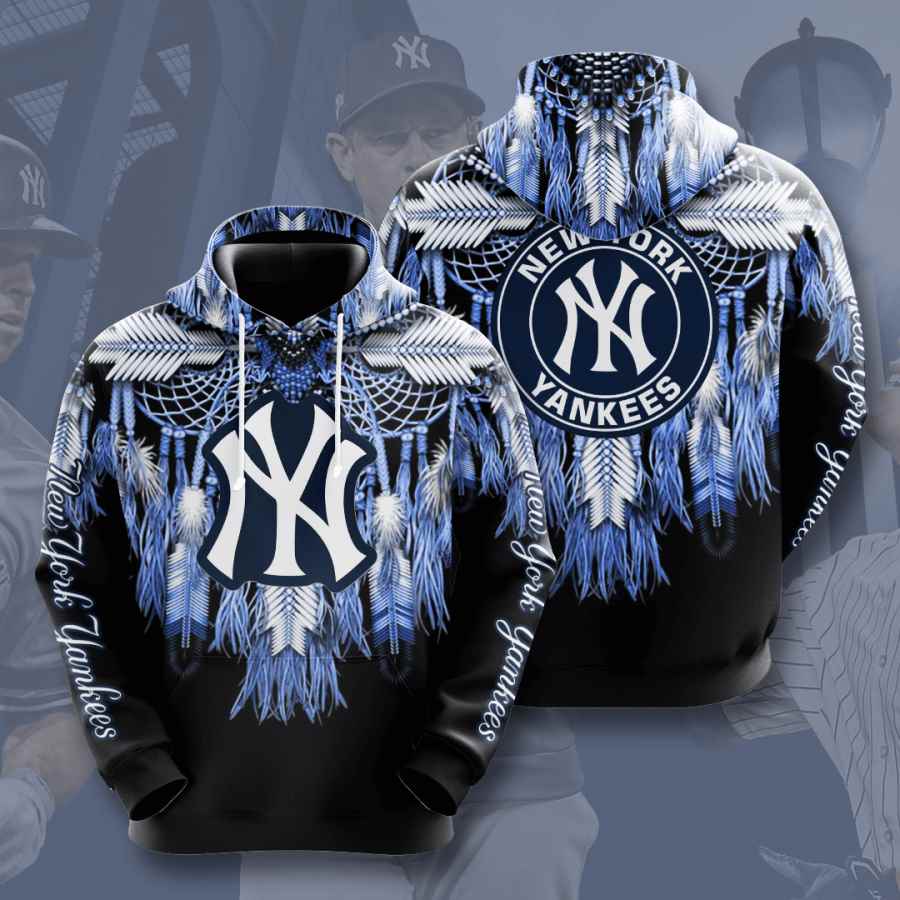 Sports Baseball Mlb New York Yankees Usa Sport All Over Print Hoodie 3D 13